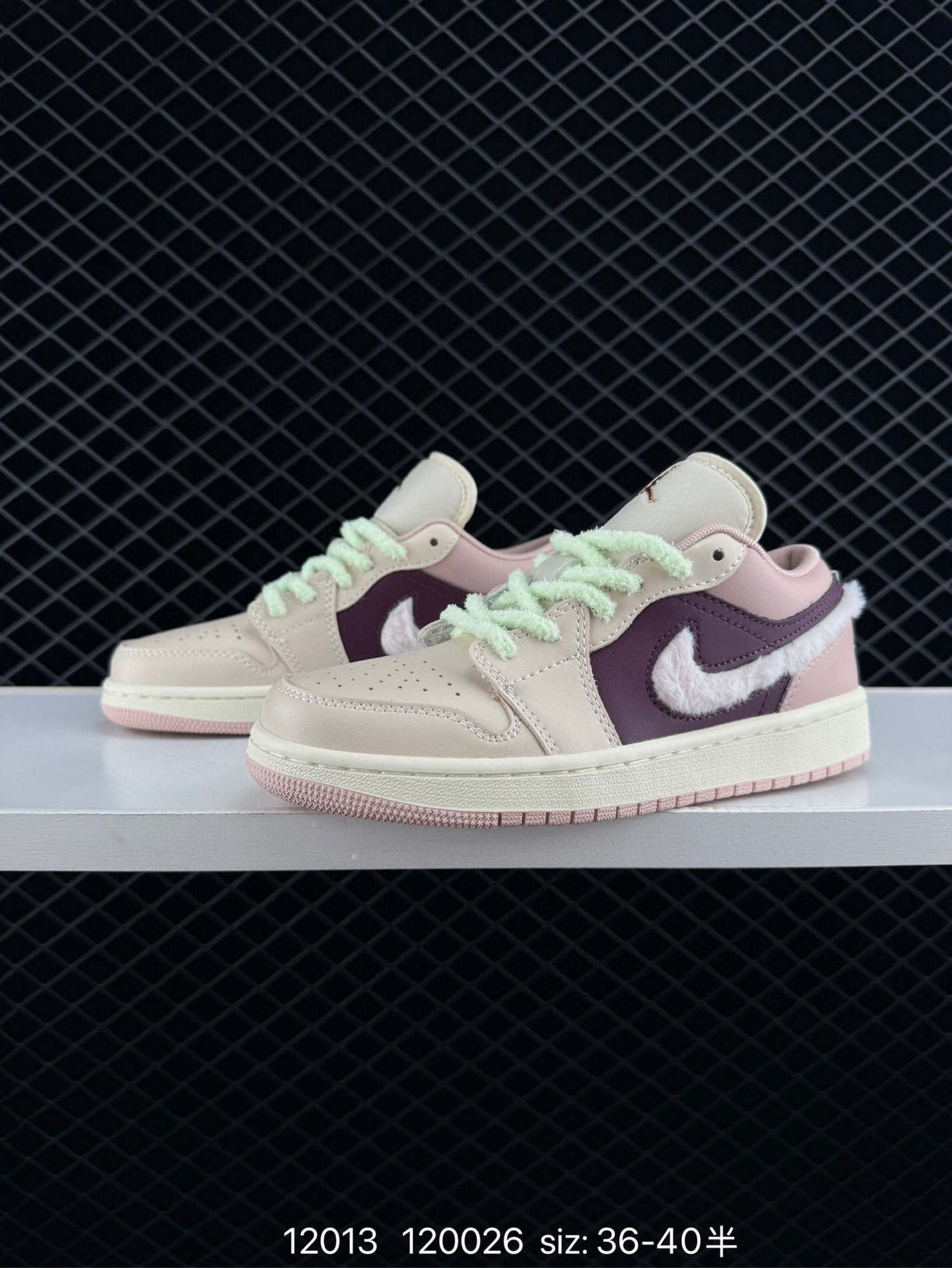 Jordan Air Jordan 1 Low “Fur Swoosh”